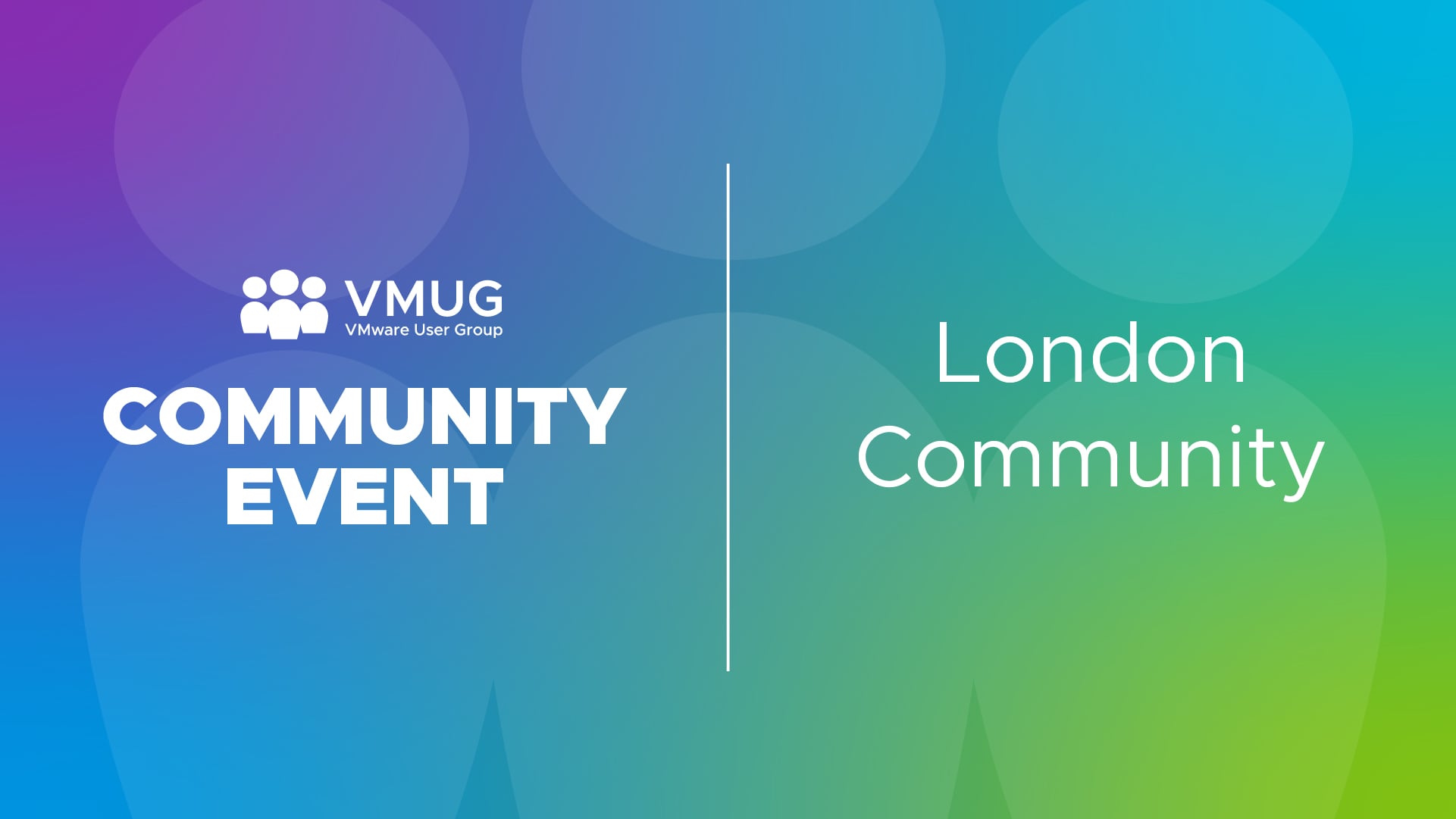 VMUG Community Happy Hour - Explore on Tour London